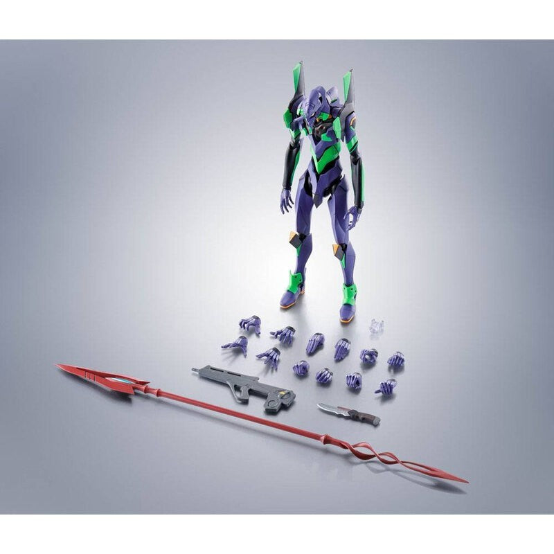 Bandai Robot Damashi Rebuild of Evangelion Unit-01 & Spear of Cassius Renewal Color Edition