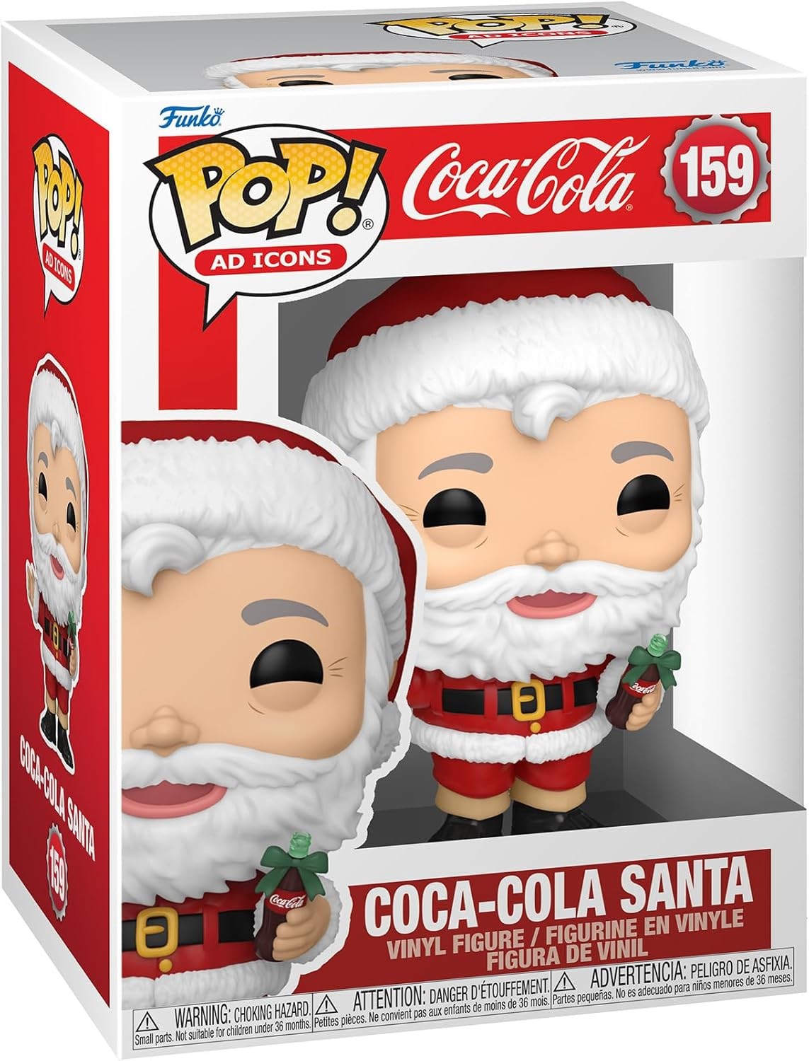 Pop Funko 159 - Coca-Cola - Coca-Cola Santa