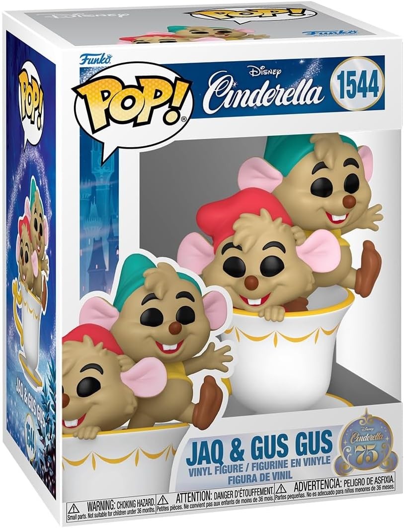 Pop Funko 1544 - Cinderella - Jaq & Gus Gus
