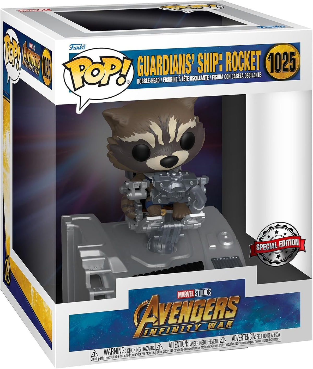 Pop Funko 1025 - Avengers - Guardians' Ship: Rocket