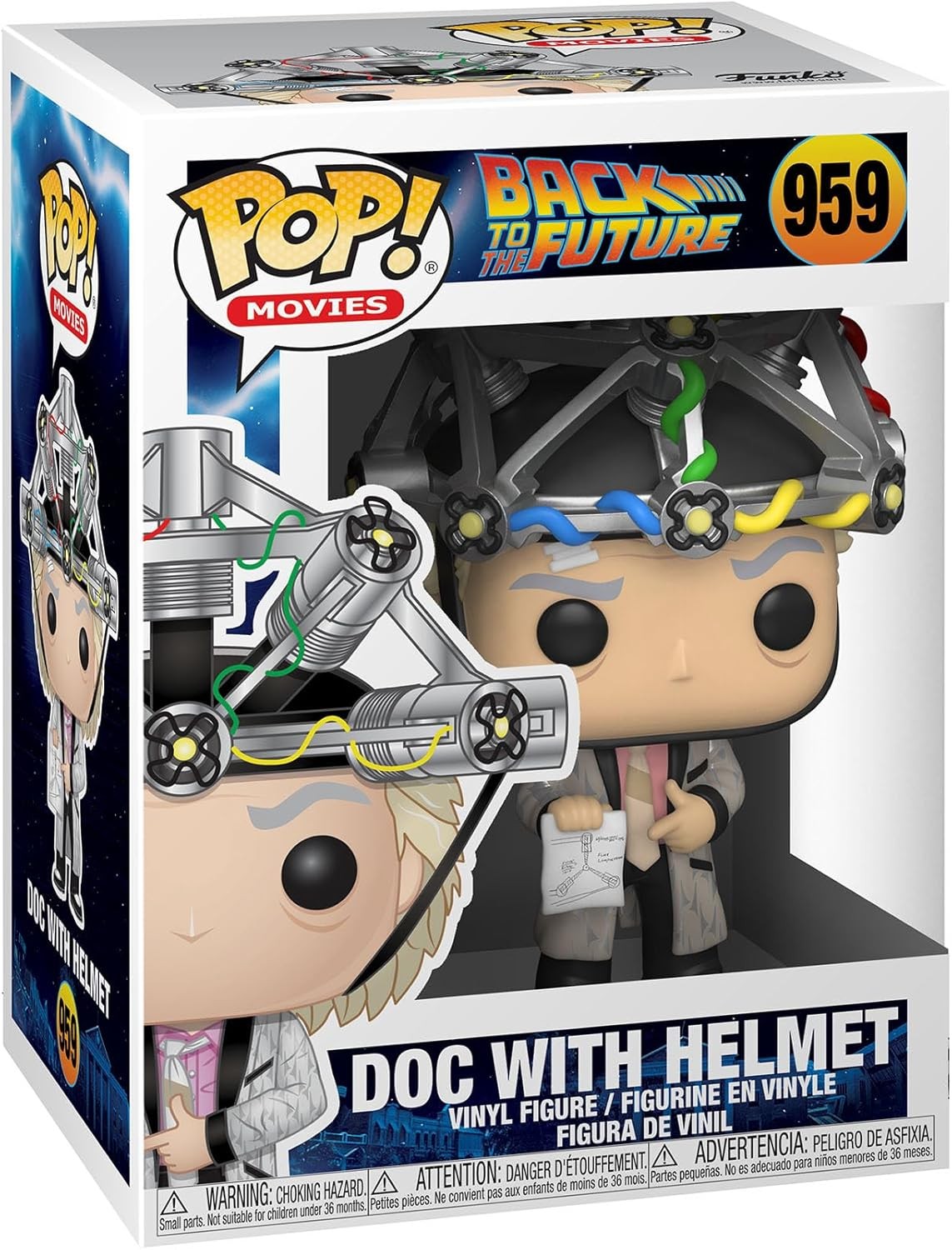 Pop Funko 959 - Back to the Future - Doc with Helmet