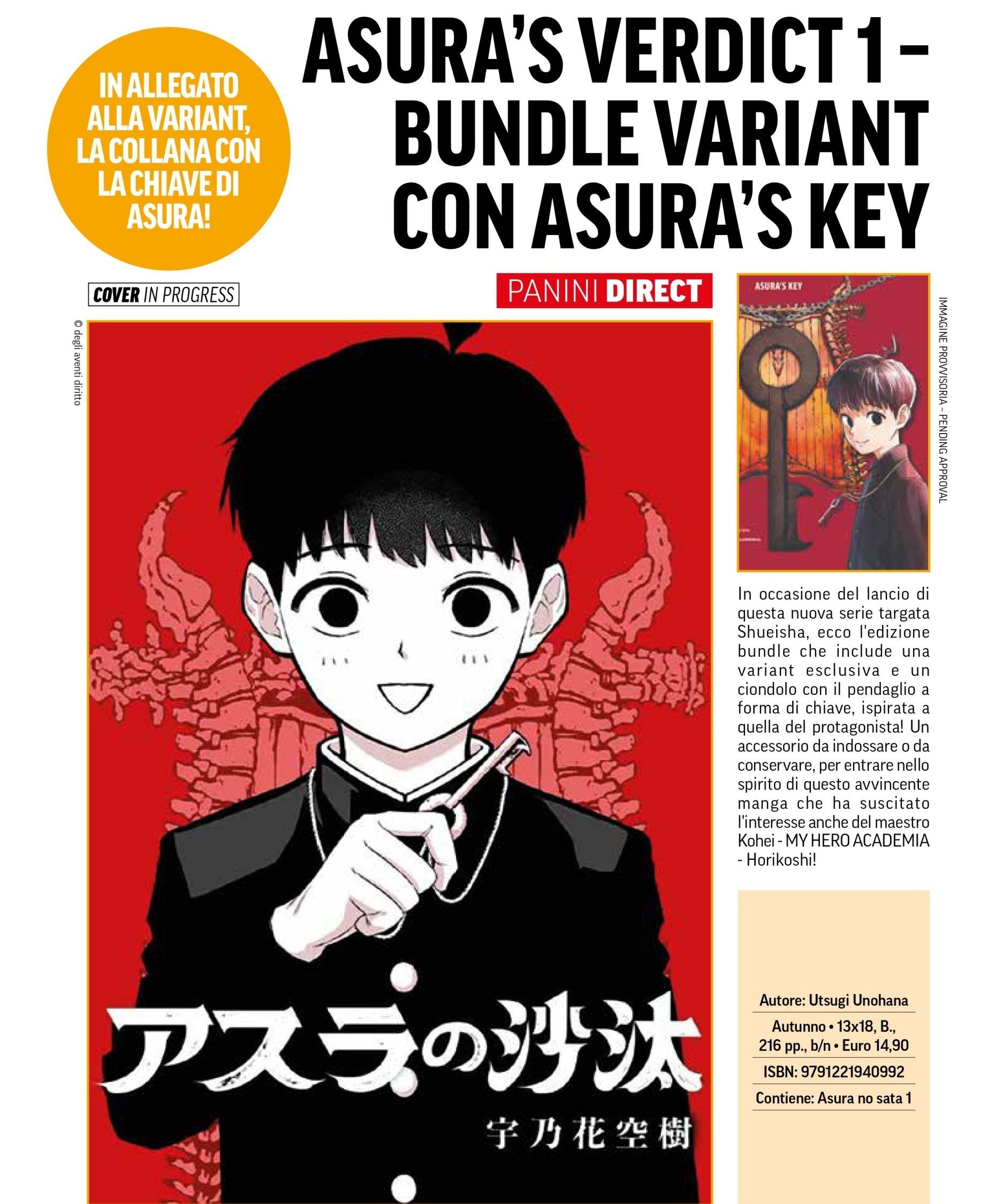 [PREORDINE] ASURA'S VERDICT VOL. 1 - BUNDLE VARIANT CON ASURA'S KEY