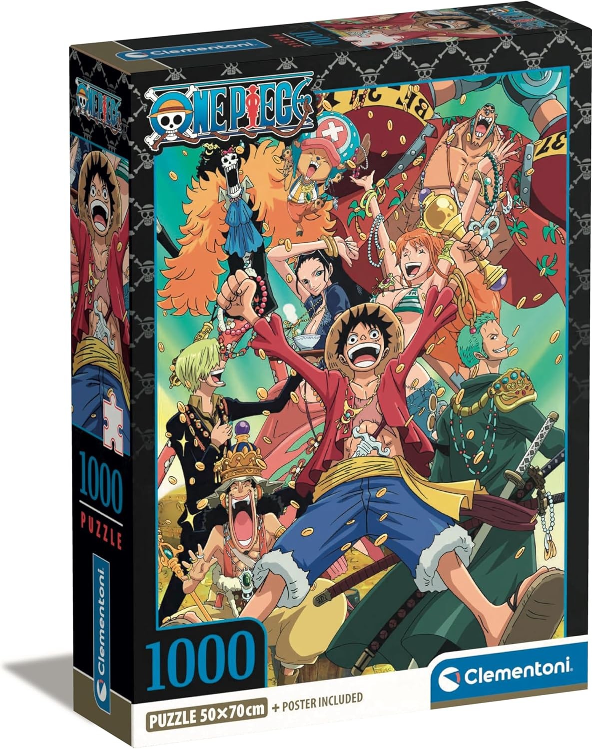One Piece con Poster Incluso - puzzle 2D - 1000 pezzi