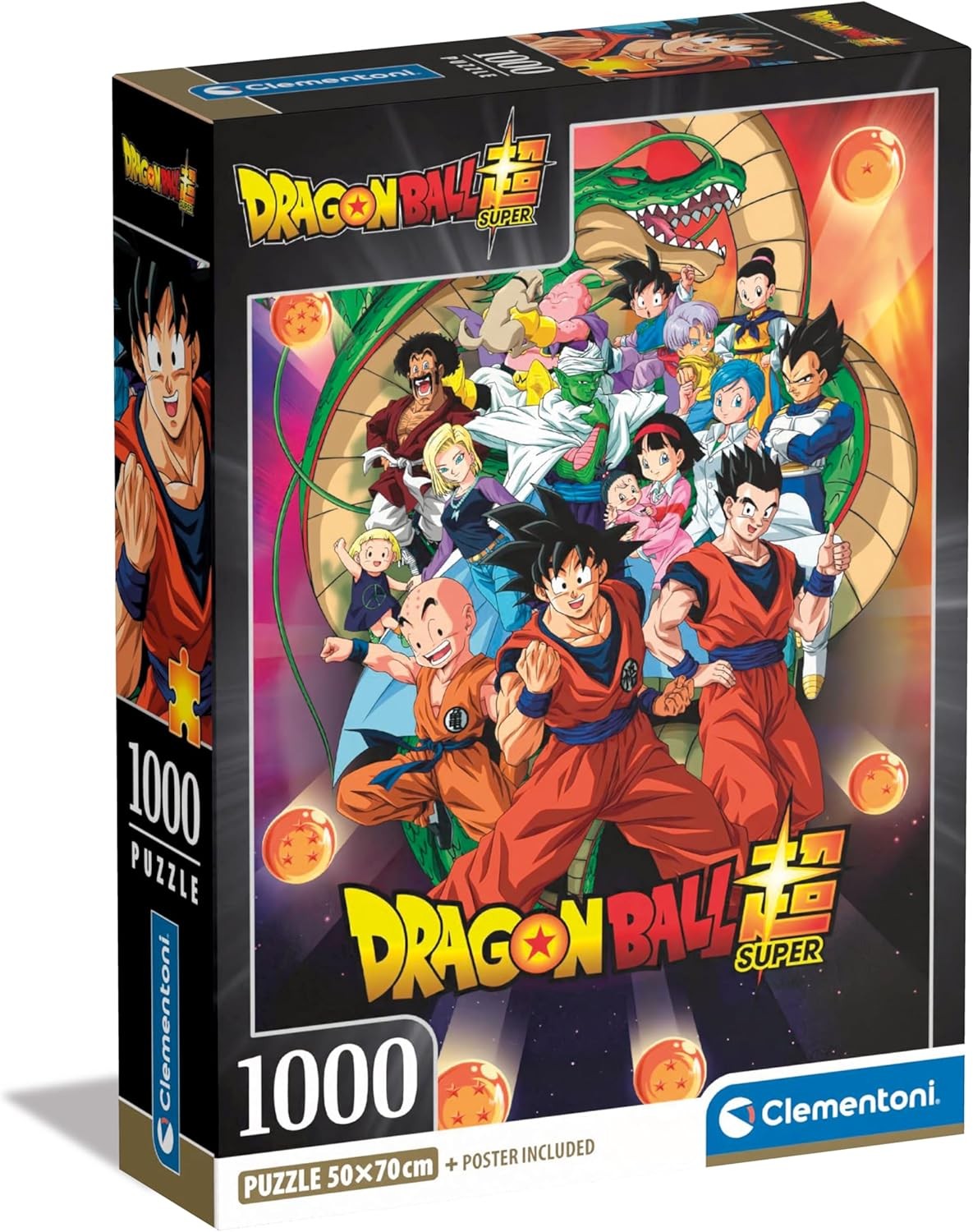 Dragonball Super con Poster Incluso - puzzle 2D - 1000 pezzi
