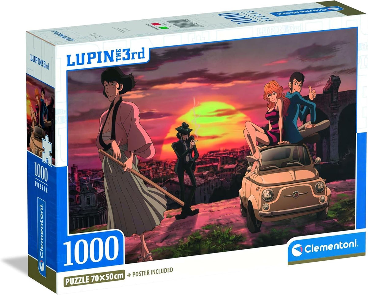 Lupin III con Poster Incluso - puzzle 2D - 1000 pezzi