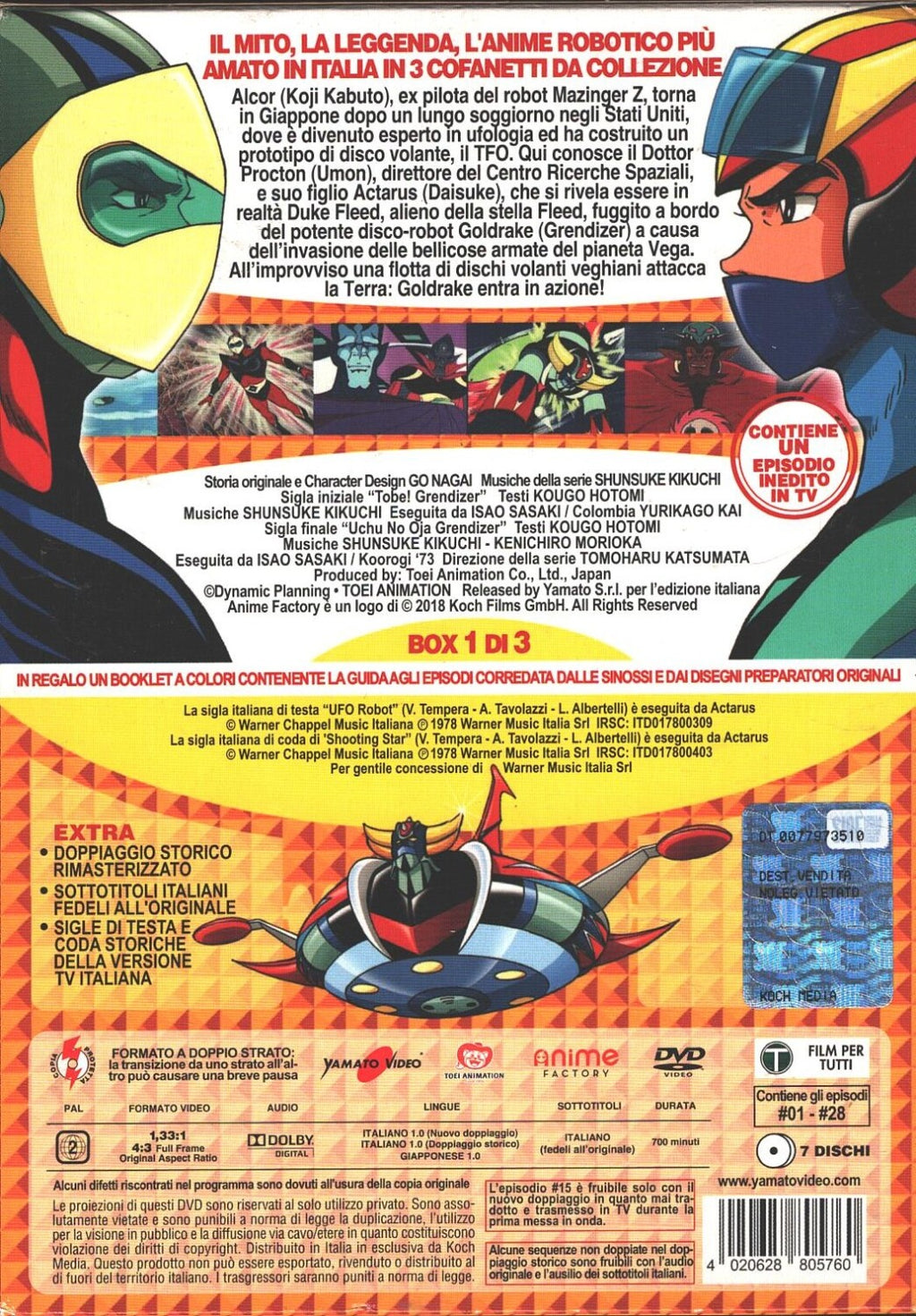 UFO ROBOT GOLDRAKE VOL. 1 - DVD