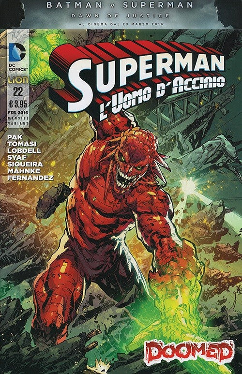Superman uomo d'acciaio n.22 variant