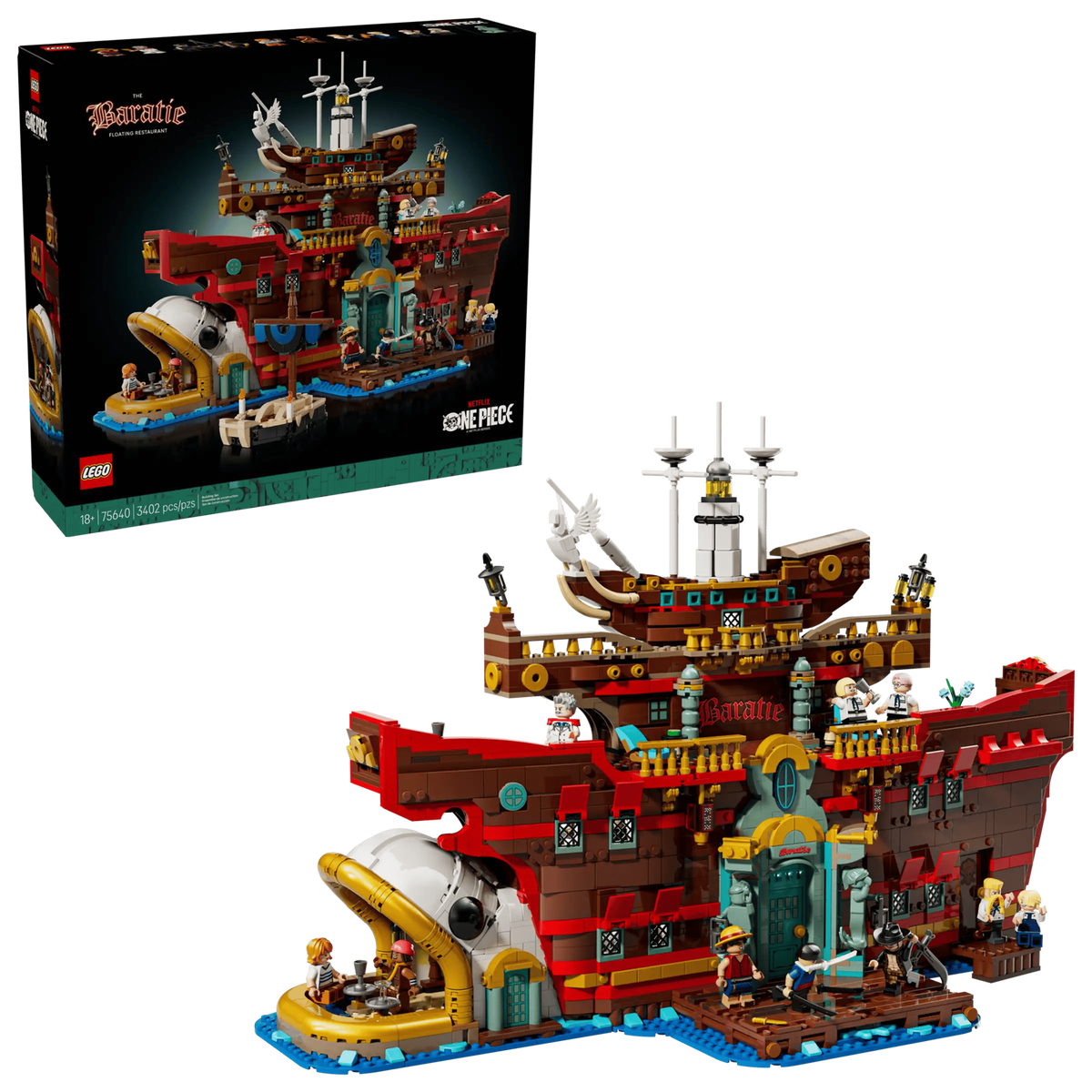 LEGO 75640 - ONE PIECE - BARATIE, IL RISTORANTE GALLEGGIANTE
