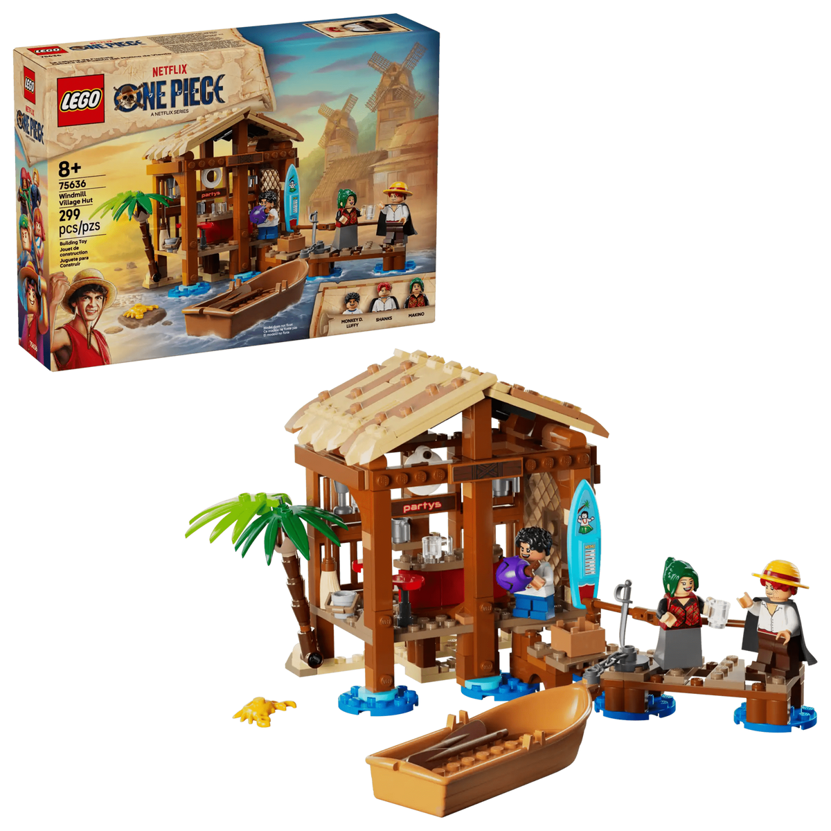LEGO 75636 - ONE PIECE - LA CAPANNA DEL VILLAGGIO FOOSHA