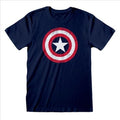T-shirt Marvel Avengers, Capitan America , blu unisex taglia L