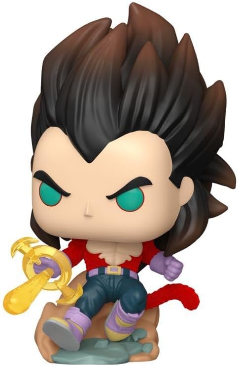 Funko Pop 2078 - Dragon Ball - Super Saiyan 4 Vegeta - Flocked