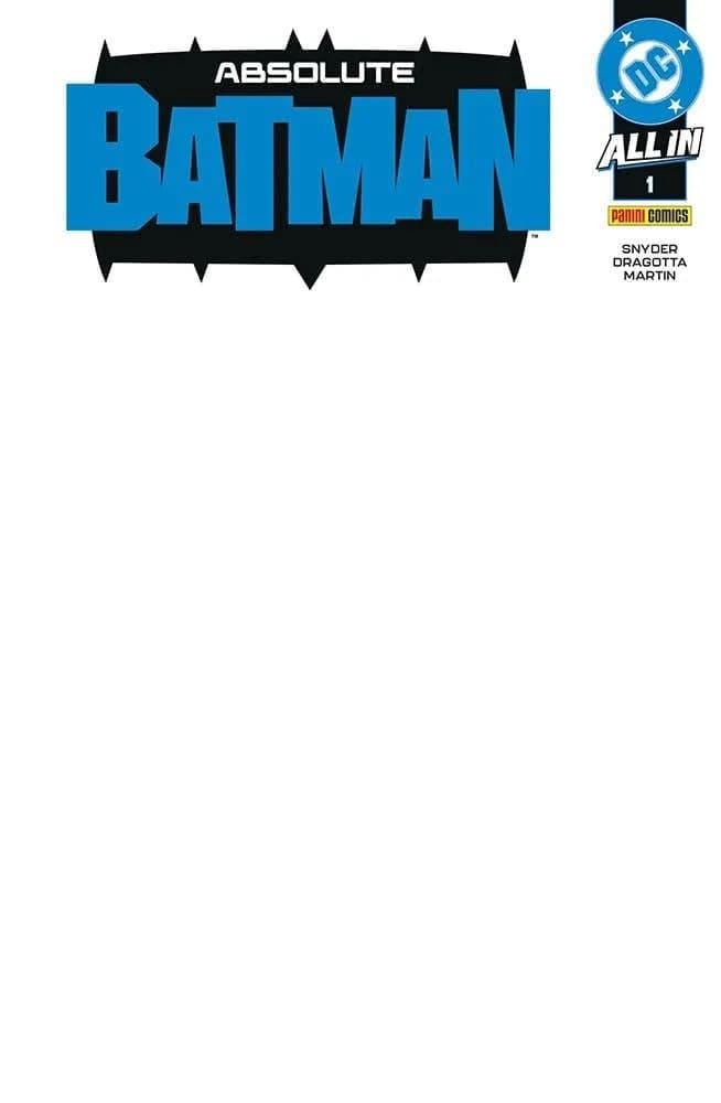 Absolute Batman Blank Variant vol.1