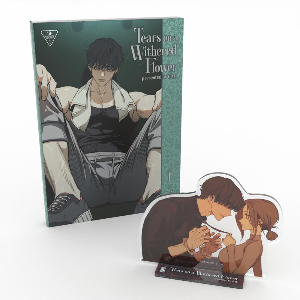 Tears on a withered flower. Limited edition. Con standee in acrilico vol.1