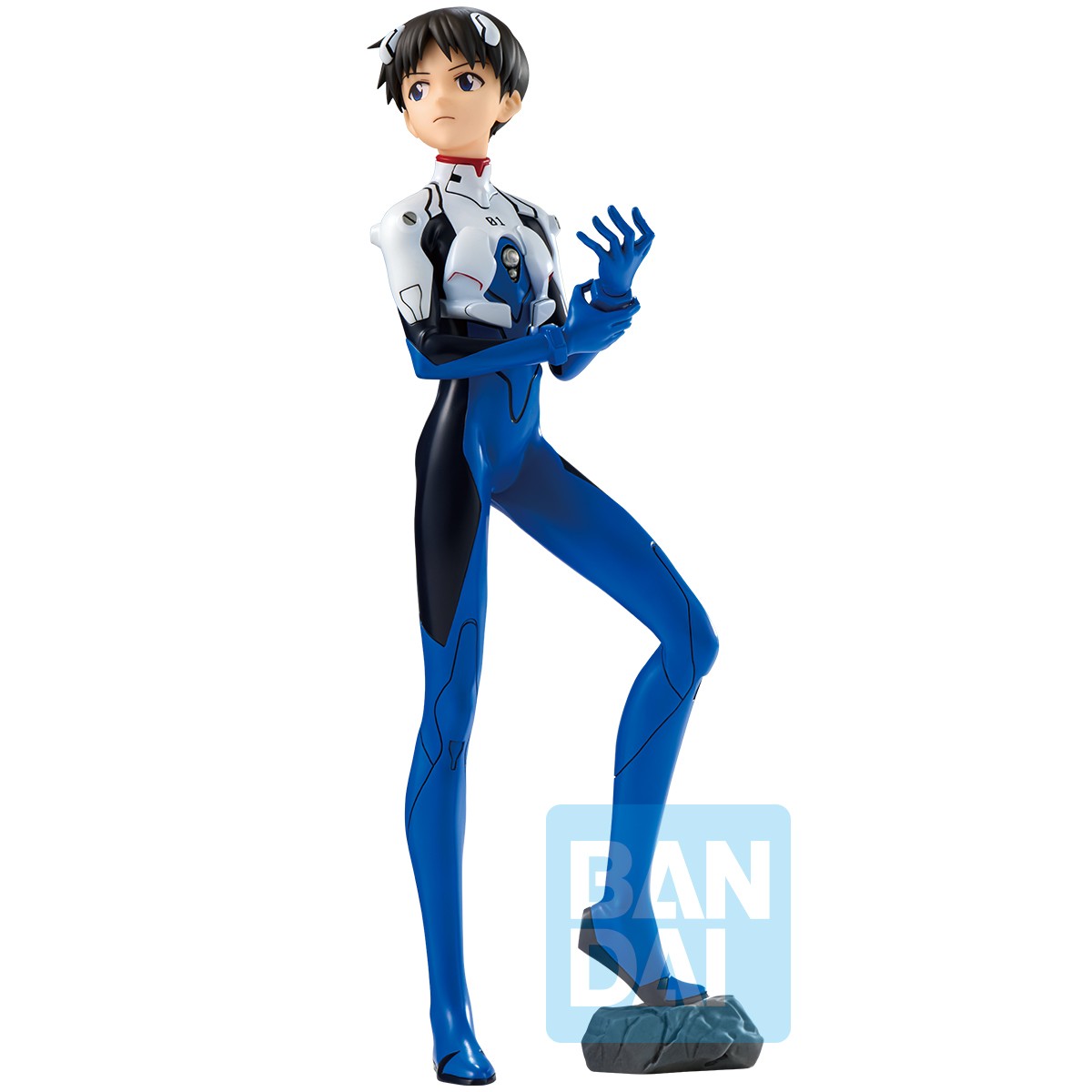 EVANGELION - ICHIBANSHO FIGURE FROM ICHIBANSHO - 30th ANNIVERSARY - SHINJI IKARI - STATUA 21CM