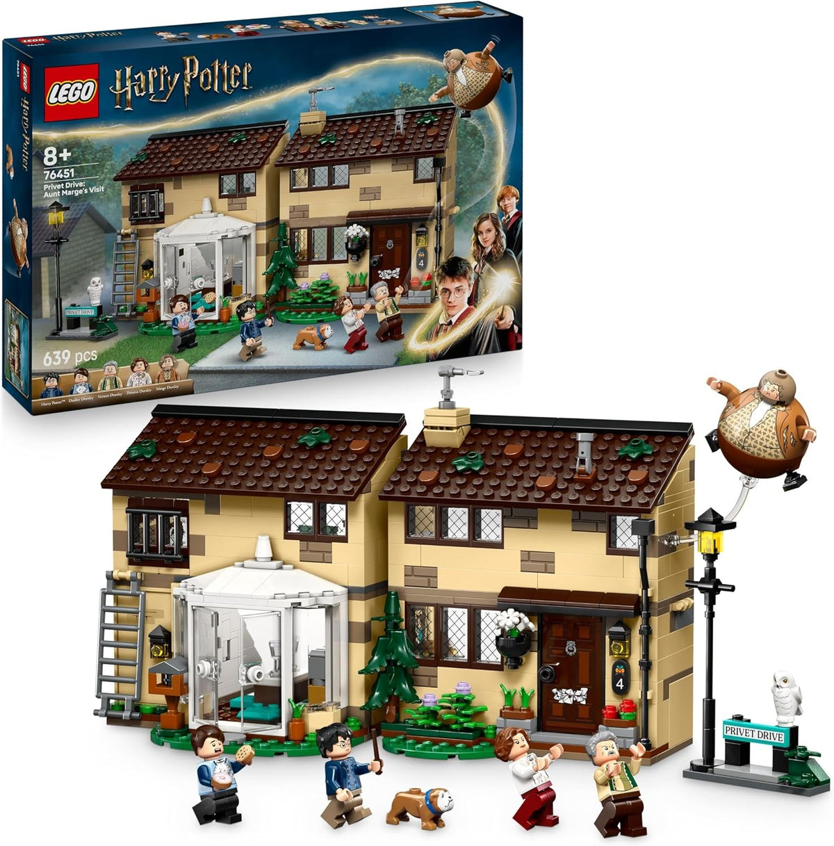 LEGO 76451 - HARRY POTTER - PRIVET DRIVE LA VISITA DI ZIA MARGE