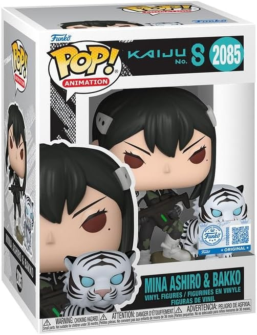 Pop Funko 2085 - Kaiju No 8 - Mina Ashiro and Bakko