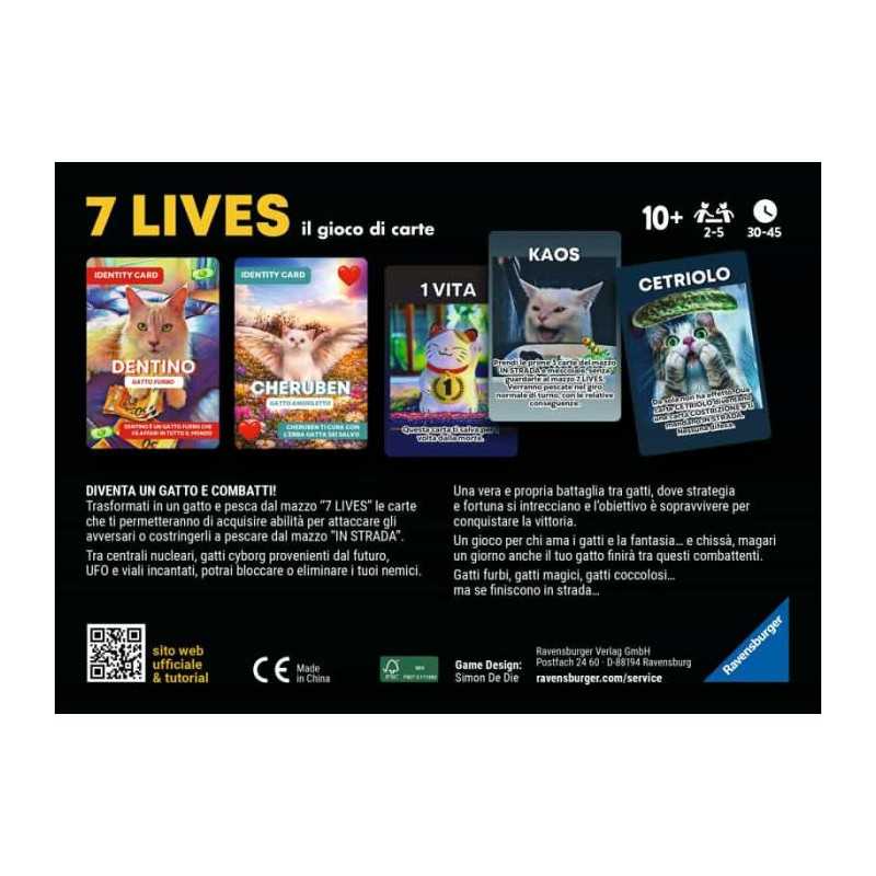 7 LIVES - gioco di carte