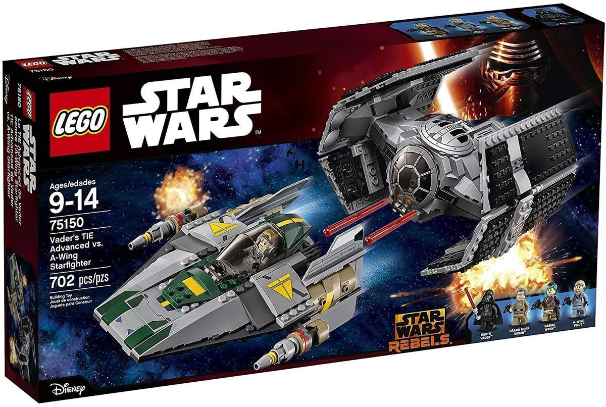 LEGO 75150 - STAR WARS - VADER'S TIE ADVANCED VS A-WING STARFIGHTER