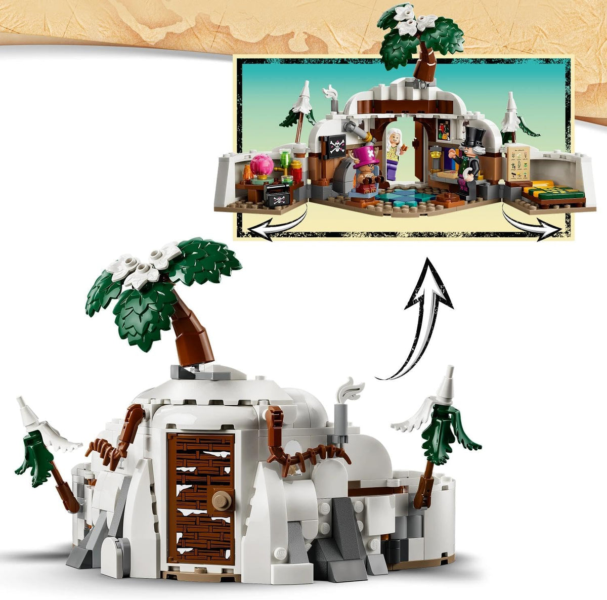 LEGO 75641 - ONE PIECE - IL NASCONDIGLIO DEL DOTTOR HILLK
