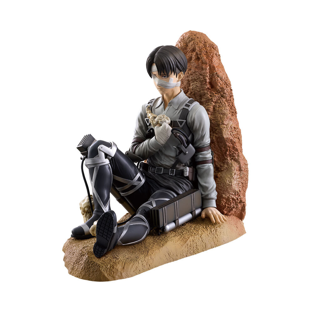 ATTACK ON TITAN - ICHIBANSHO FIGURE FROM ICHIBANSHO - BATTLE OF HEAVEN AND EARTH - LEVI - STATUA 11CM