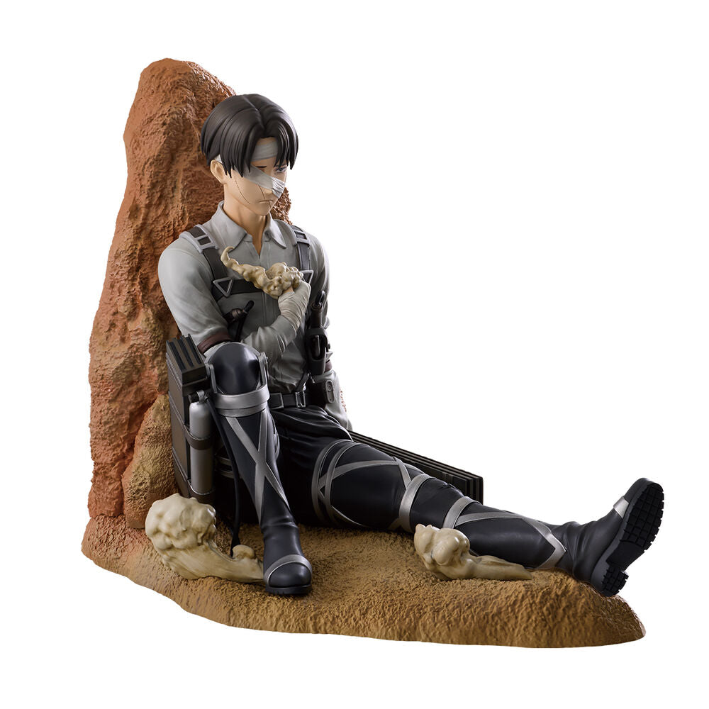 ATTACK ON TITAN - ICHIBANSHO FIGURE FROM ICHIBANSHO - BATTLE OF HEAVEN AND EARTH - LEVI - STATUA 11CM