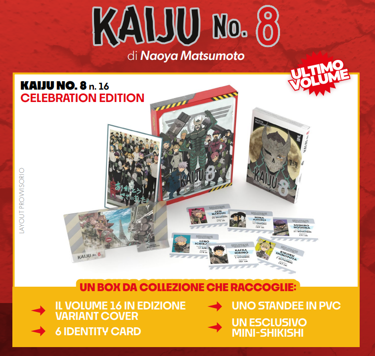 KAIJU NO.8 Vol. 16 CELEBRATION VARIANT
