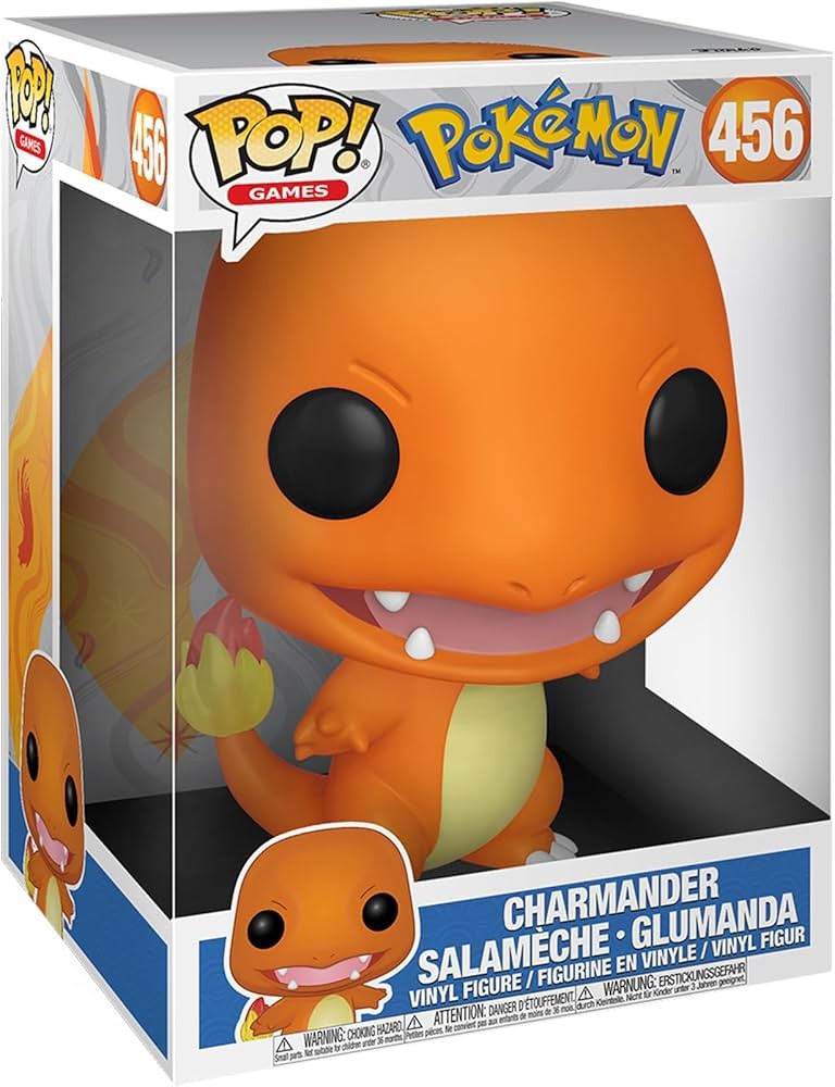 Pop Funko 456 - Pokémon - Charmander Salamèche - Glumanda