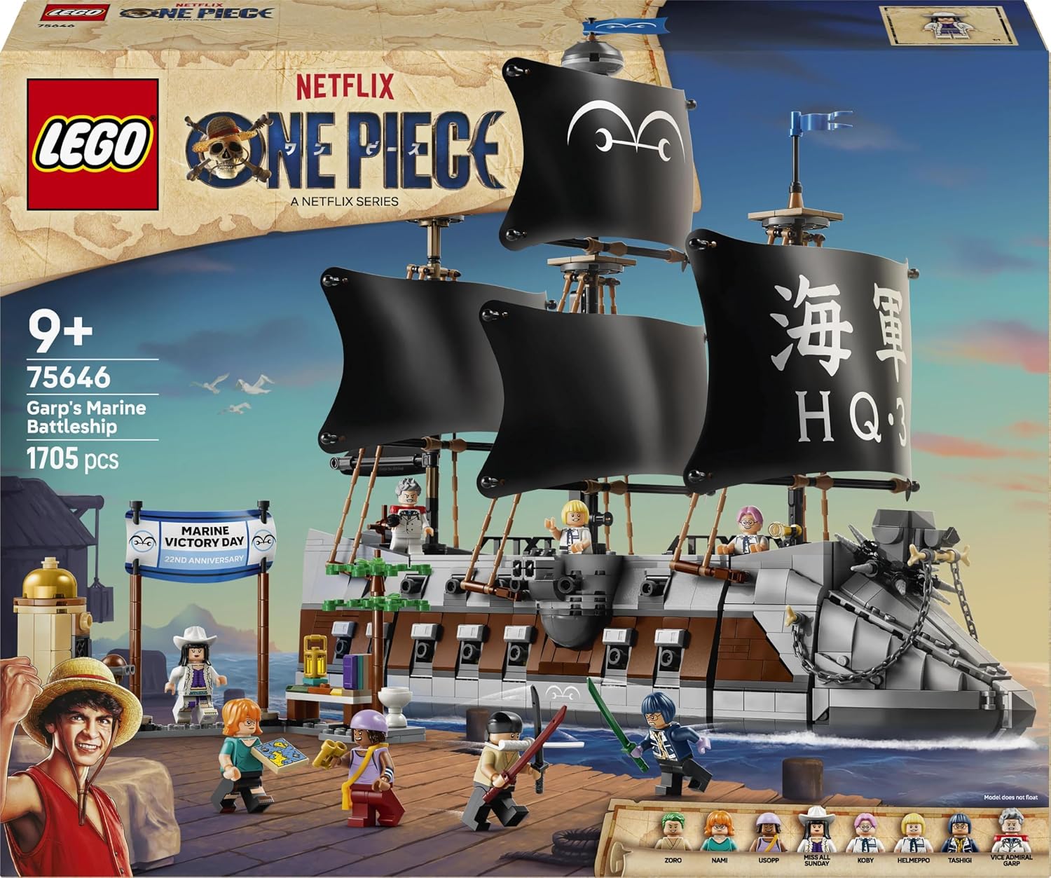 LEGO 75646 - ONE PIECE - LA NAVE DA GUERRA DI GARP