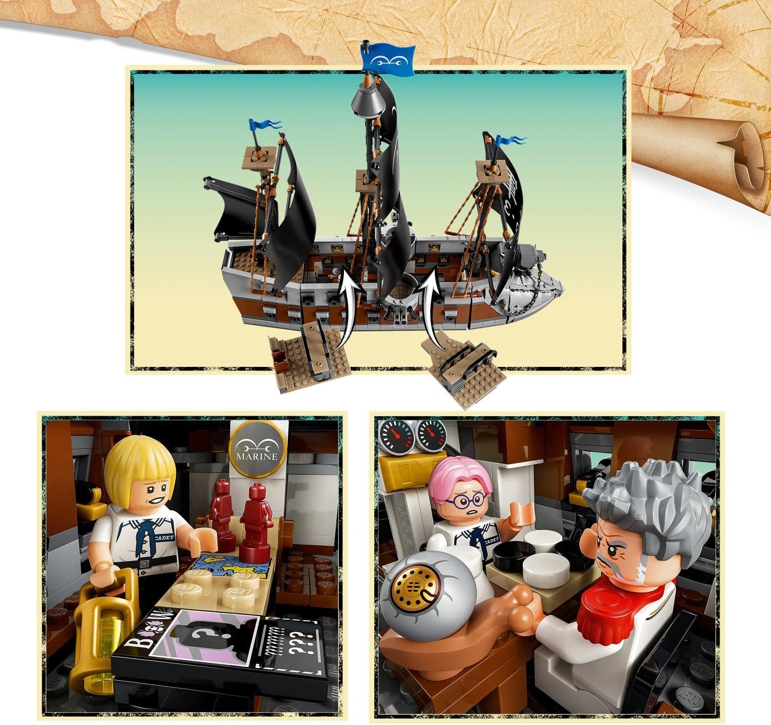 LEGO 75646 - ONE PIECE - LA NAVE DA GUERRA DI GARP