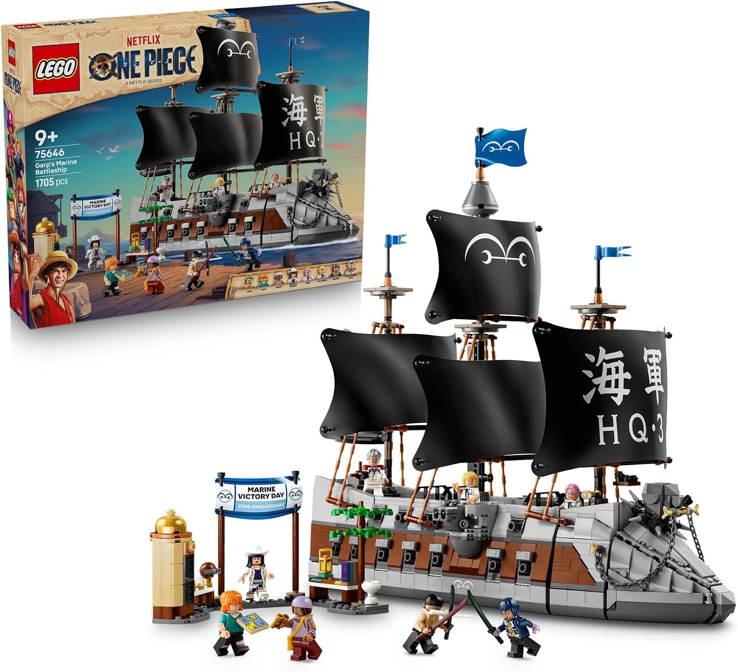 LEGO 75646 - ONE PIECE - LA NAVE DA GUERRA DI GARP