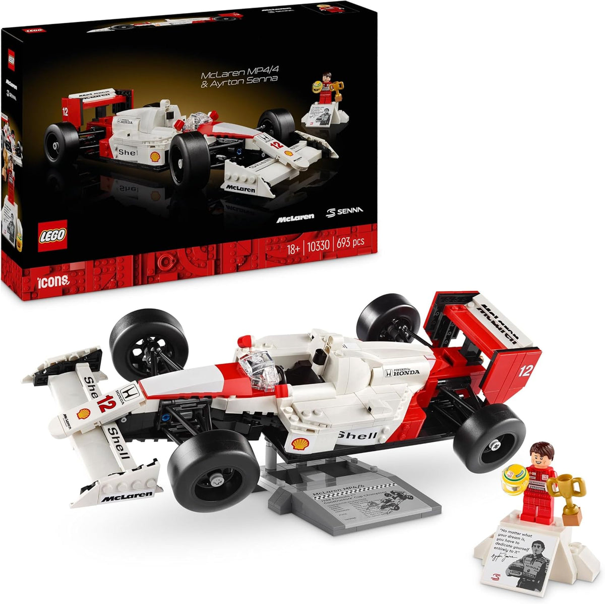 LEGO 10330 - ICONS F1 - MCLAREN MP4/4 & Ayrton Senna