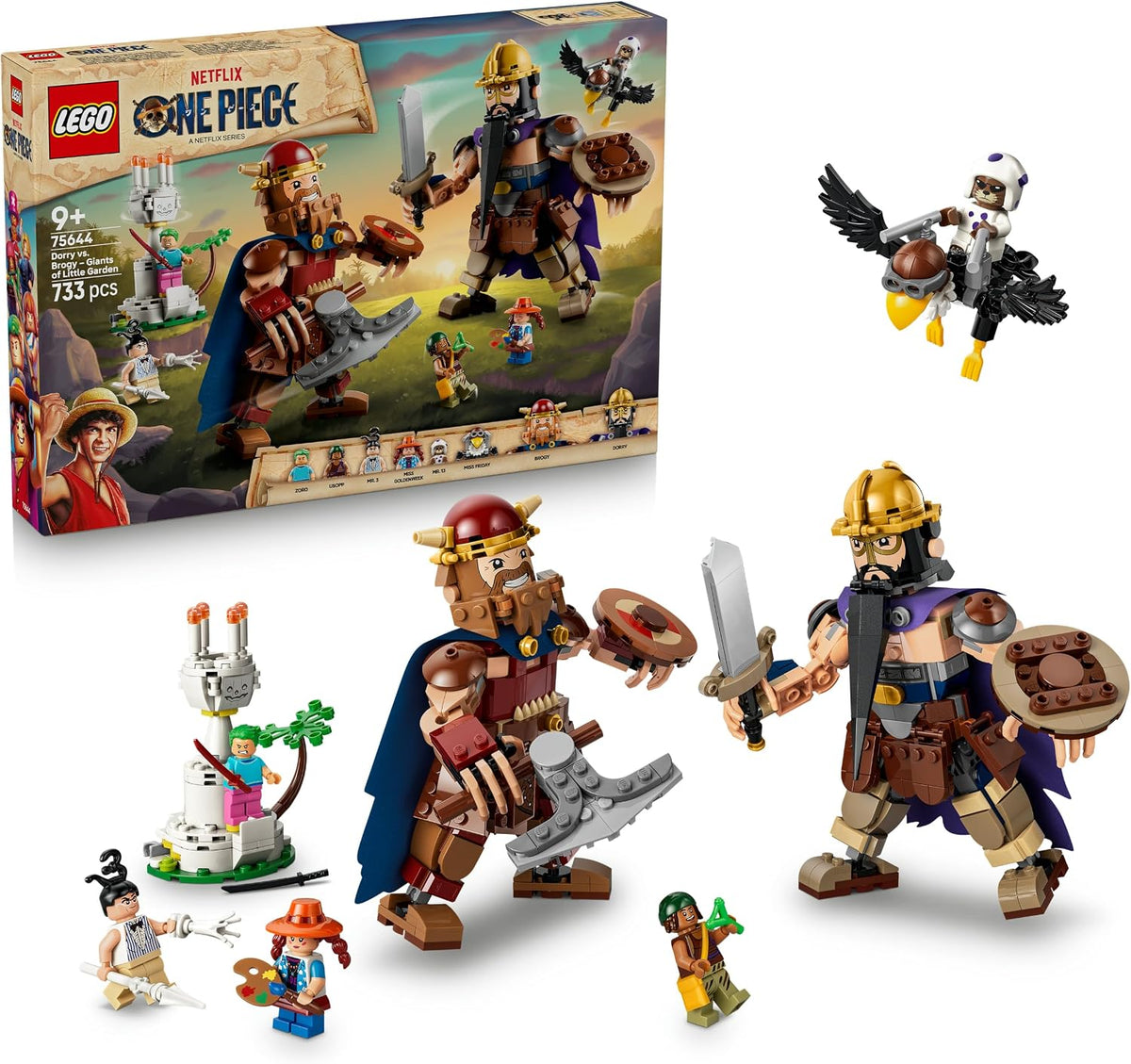LEGO 75644 - ONE PIECE - DORI CONTRO BROGI – GIGANTI DI LITTLE GARDEN