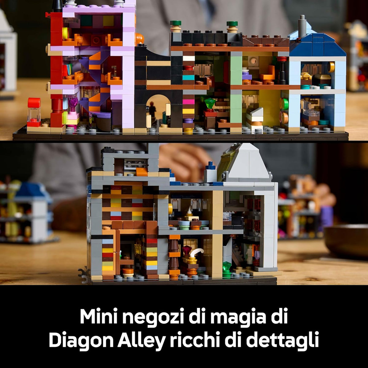 LEGO 76444 - HARRY POTTER - NEGOZI DI MAGIA DI DIAGON ALLEY