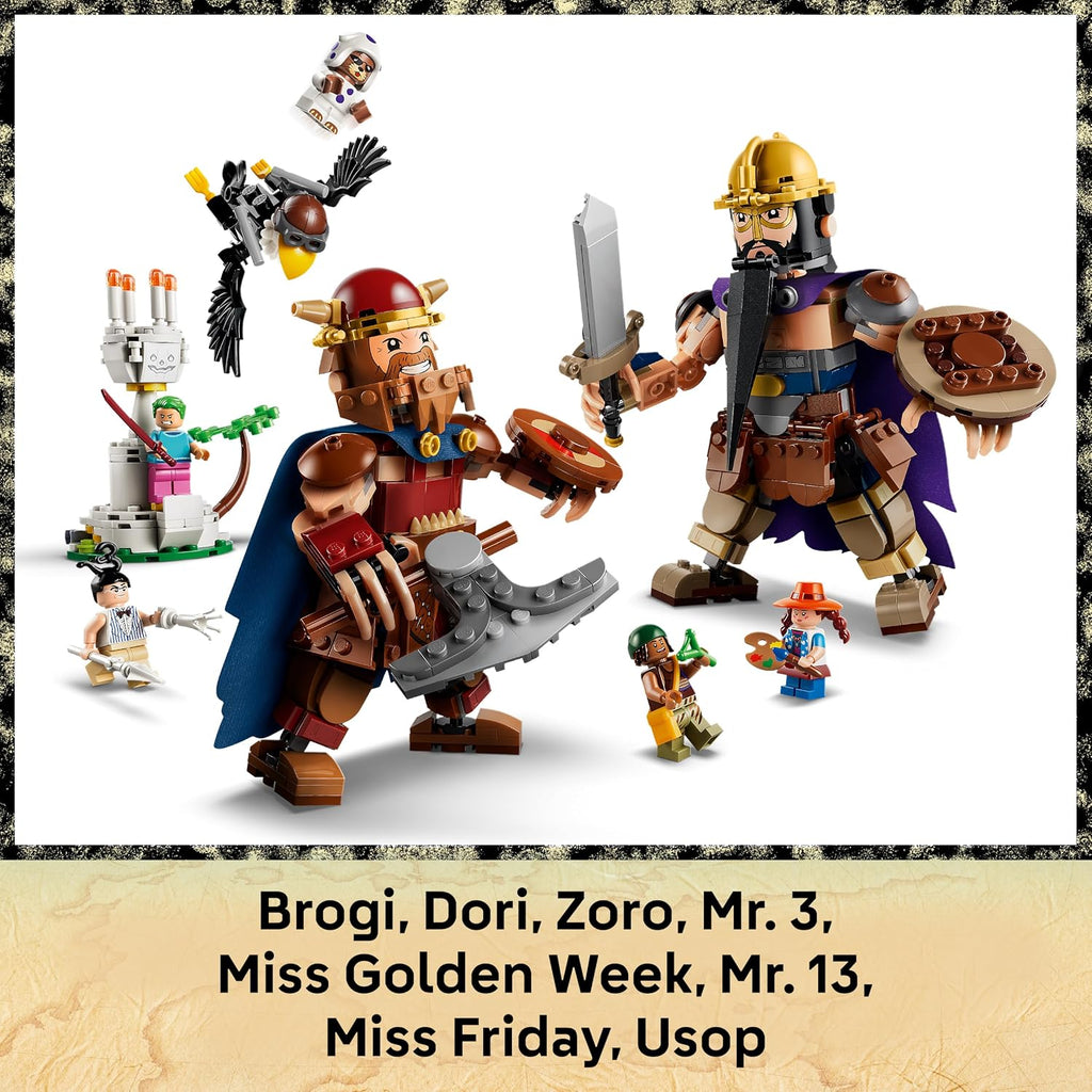 LEGO 75644 - ONE PIECE - DORI CONTRO BROGI – GIGANTI DI LITTLE GARDEN