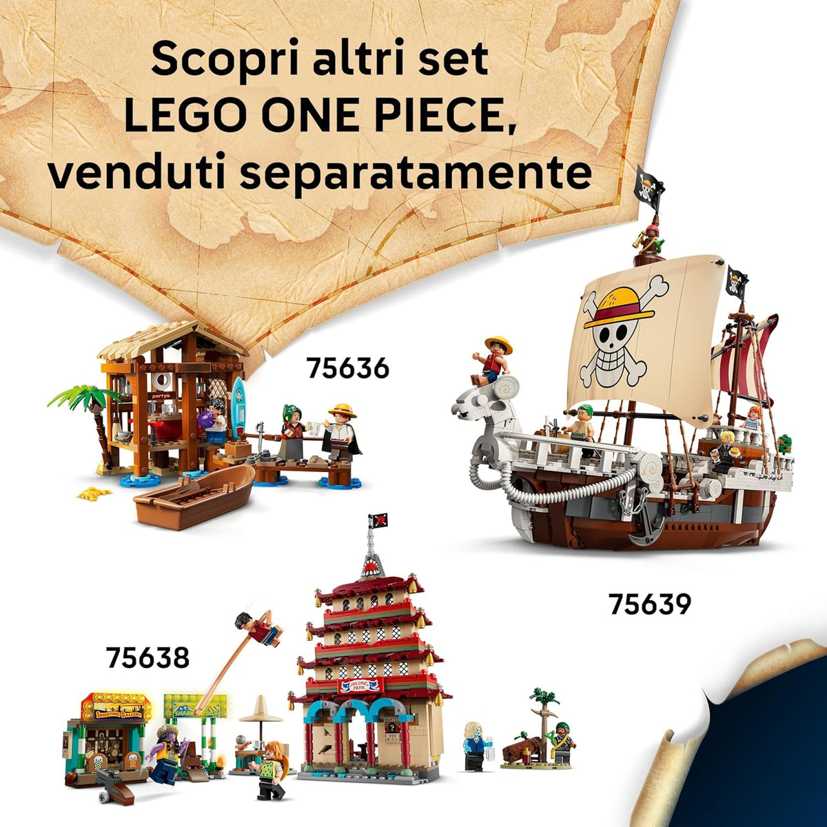 LEGO 75637 - ONE PIECE - LA TENDA DEL CIRCO DI BAGY IL CLOWN