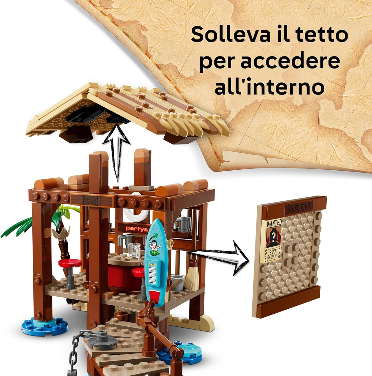 LEGO 75636 - ONE PIECE - LA CAPANNA DEL VILLAGGIO FOOSHA