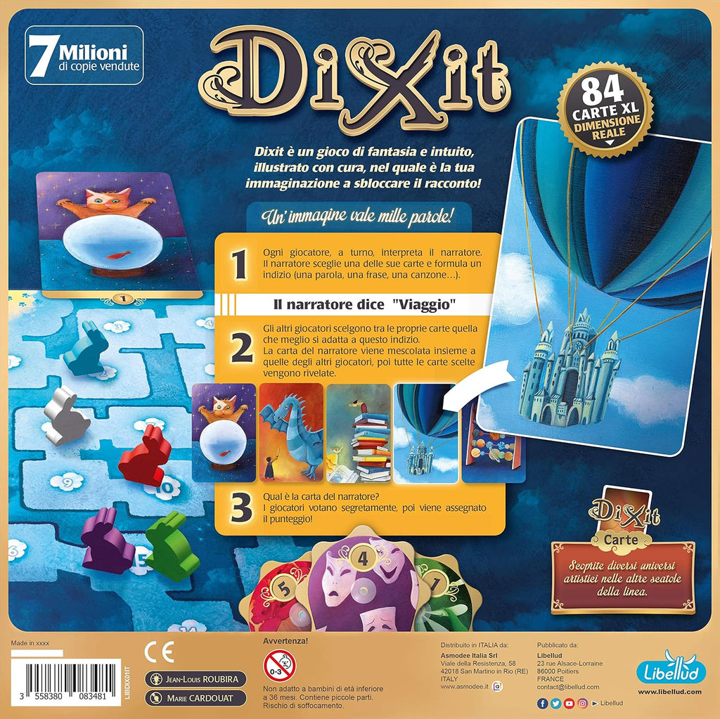 Asmodee - Dixit - Gioco da Tavolo di Immaginazione e Fantasia