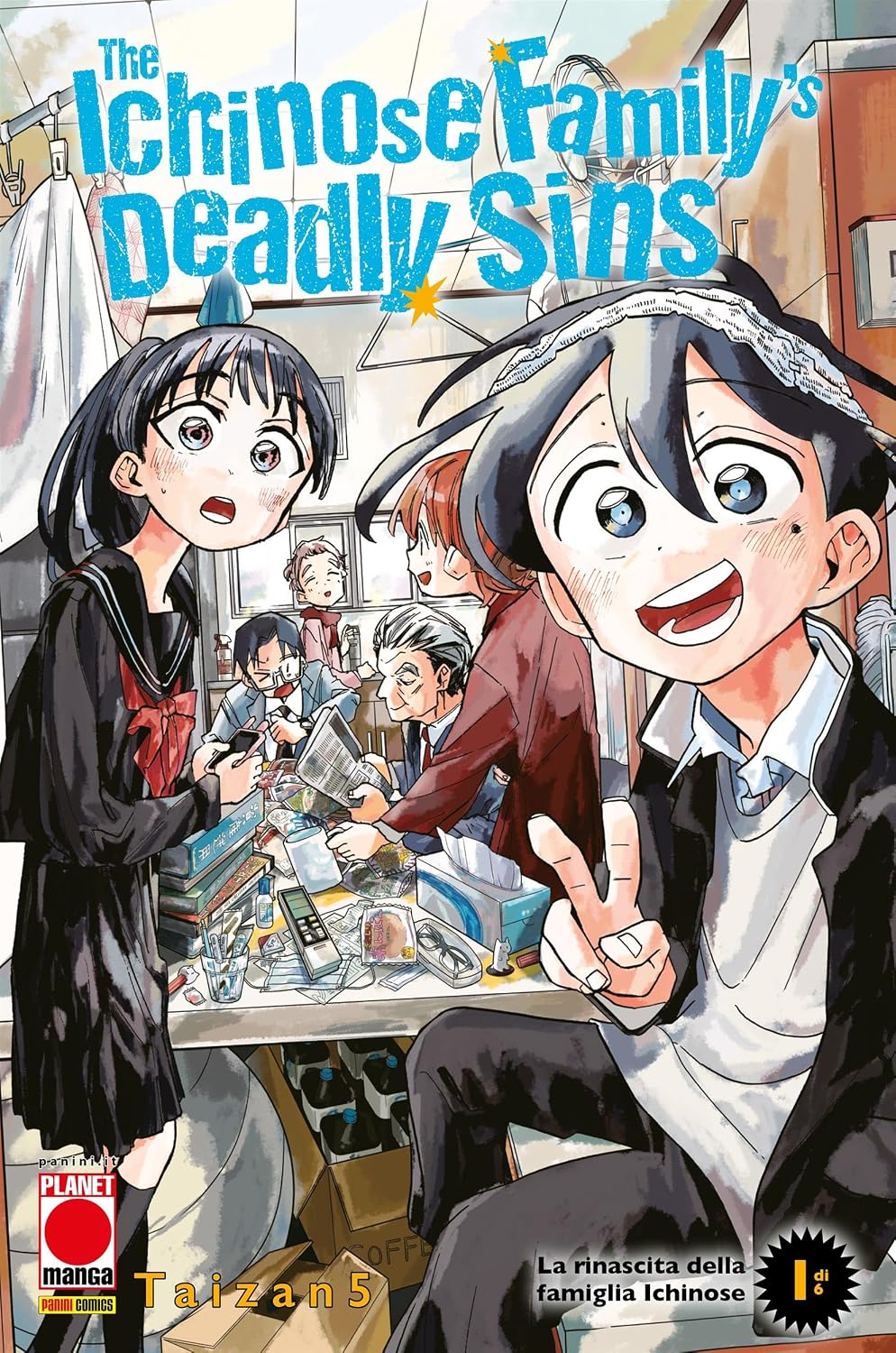 The Ichinose Family's Deadly Sins - Serie completa vol. 1-6 + variant vol. 1