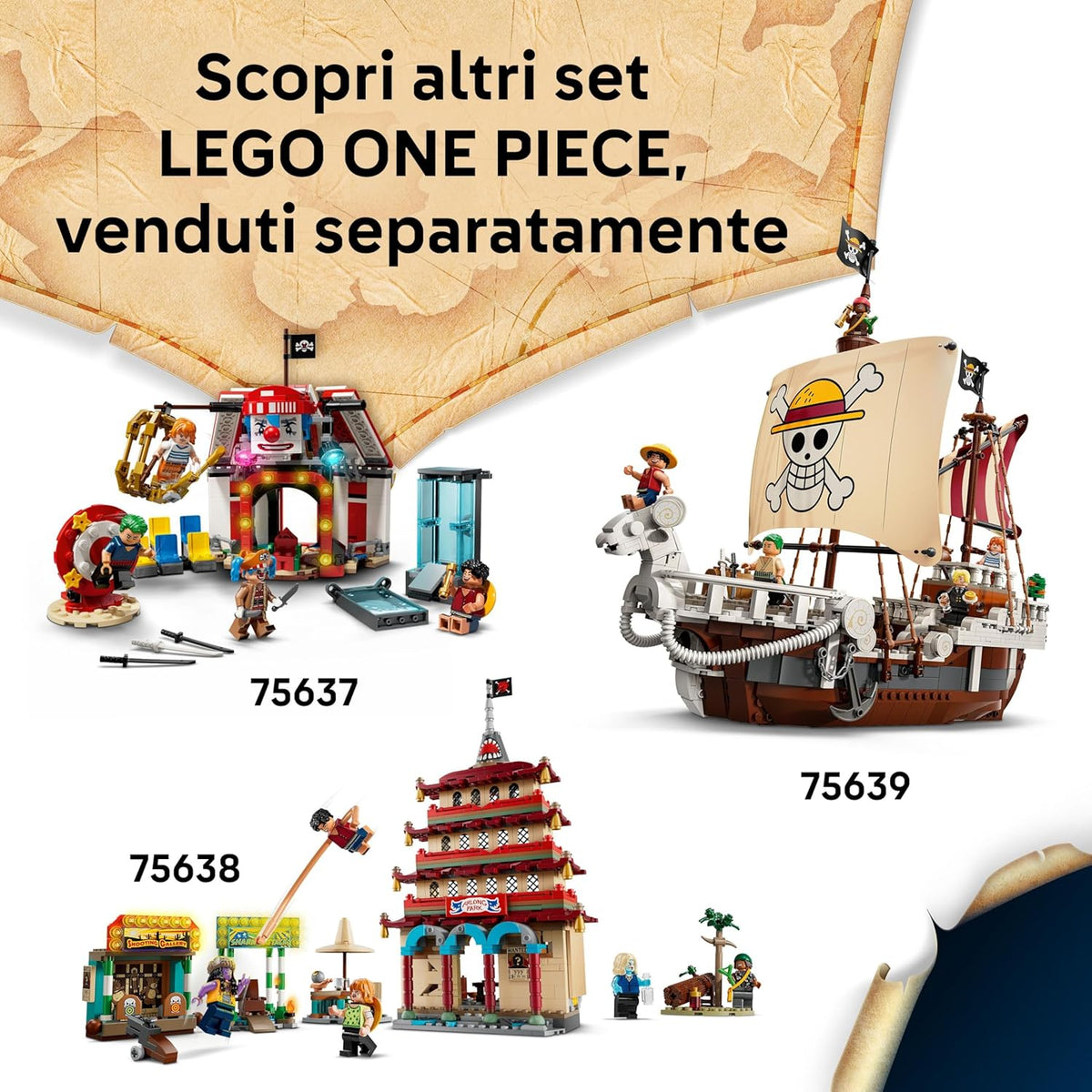 LEGO 75636 - ONE PIECE - LA CAPANNA DEL VILLAGGIO FOOSHA