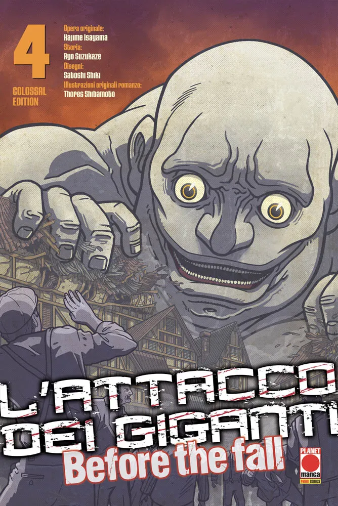 L'ATTACCO DEI GIGANTI - BEFORE THE FALL VOL.4