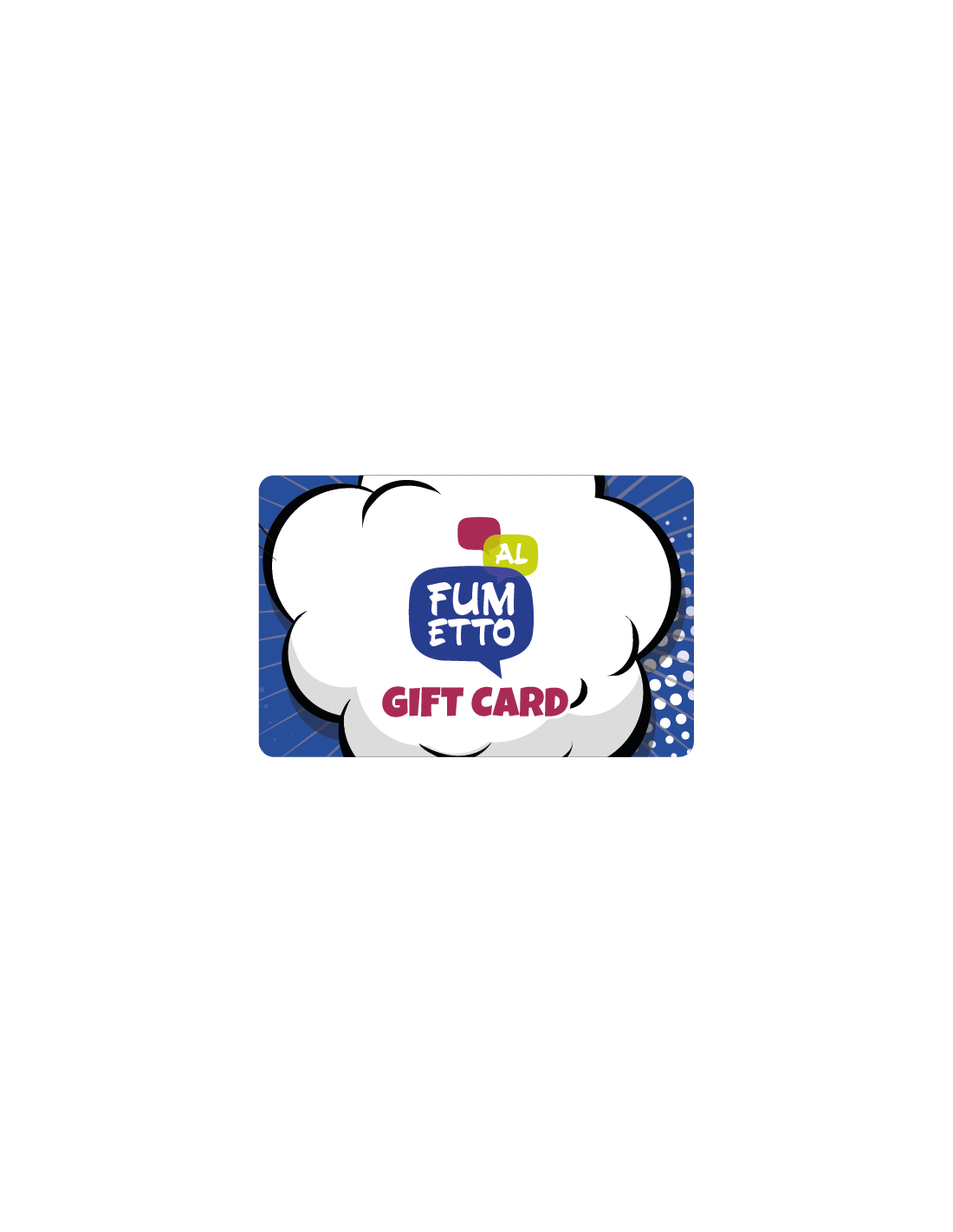 Alfumetto Gift Card - [DIGITALE]