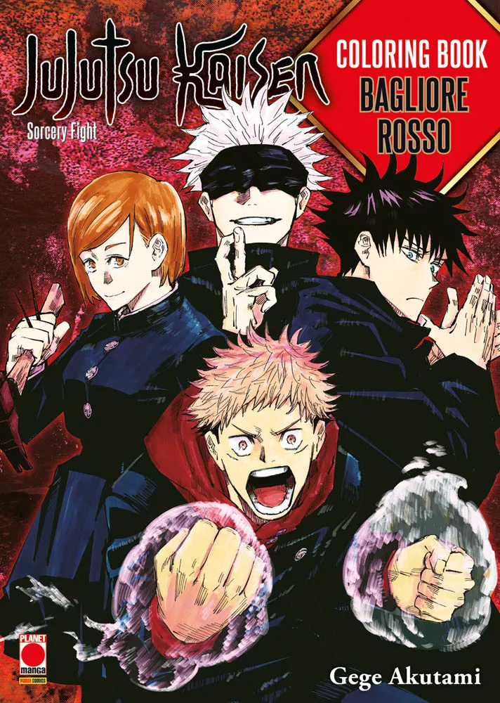 Jujutsu Kaisen: Coloring Book – Bagliore Rosso