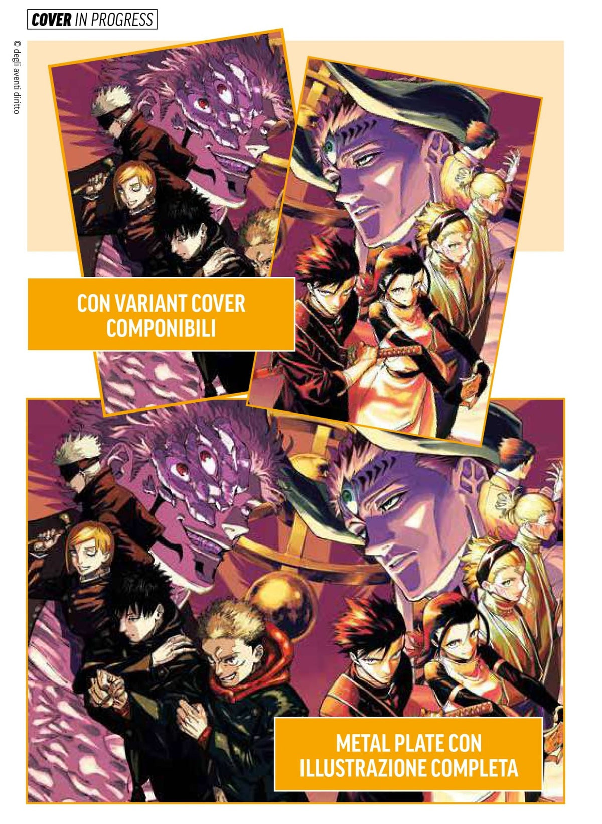 [PREORDINE] JUJUTSU KAISEN BUNDLE | JUJUTSU KAISEN MODULO 1 VARIANT + JUJUTSU KAISEN 30 VARIANT + METAL PLATE